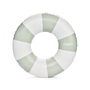 FUNBOY Vintage Sage Stripe Inflatable Kids Pool Float Tube 34"